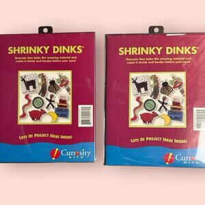 Vintage Brand New Shrinky Dinks Curiosity Kits Lot 24 Sheets 8x5 90s Dead Stock